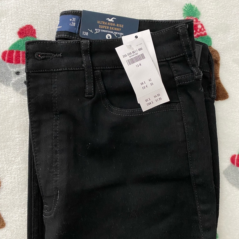 Hollister ultra high rise skinny jeans 13R